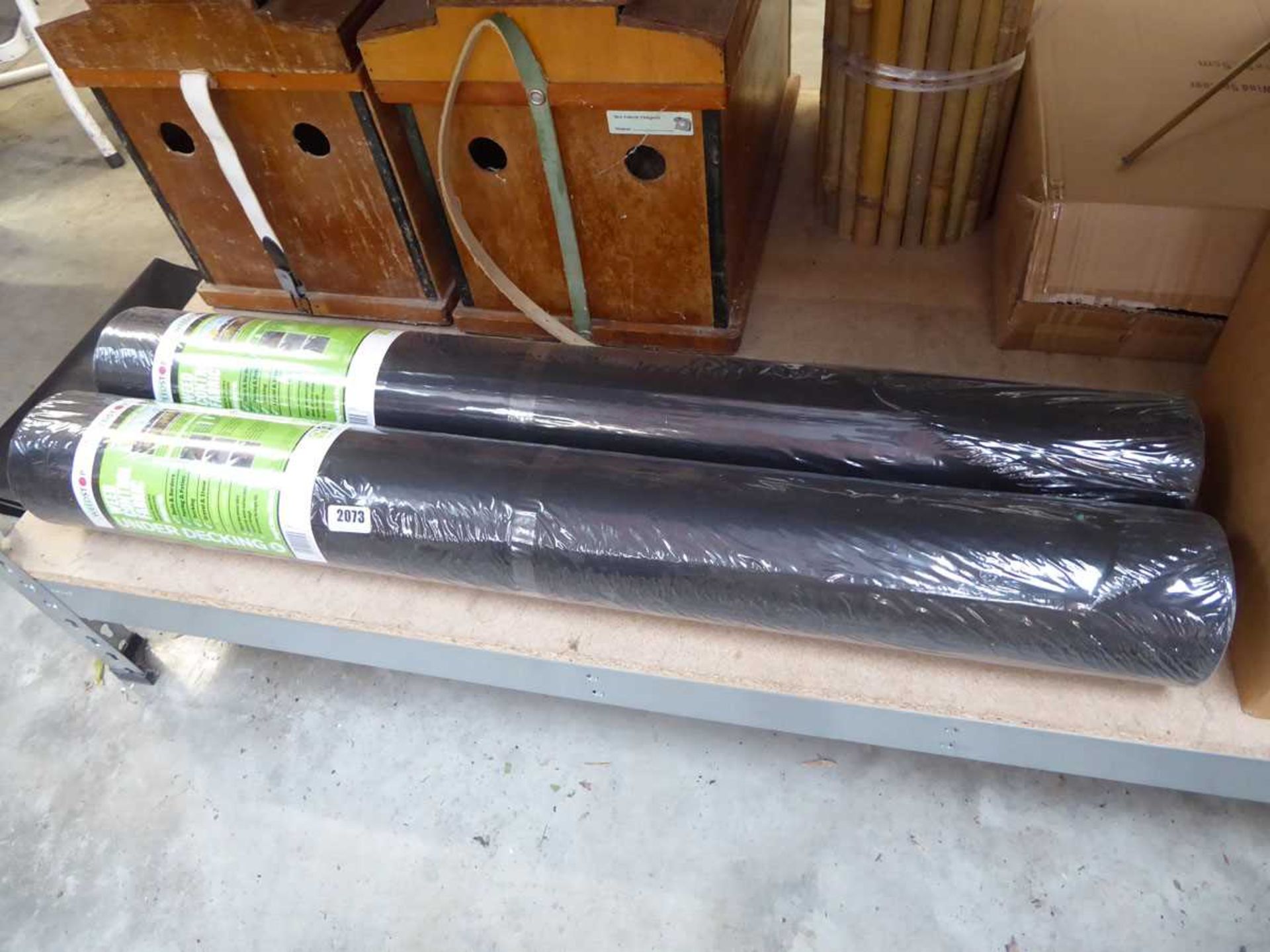 2x 30mx1m rolls of weed control fabric