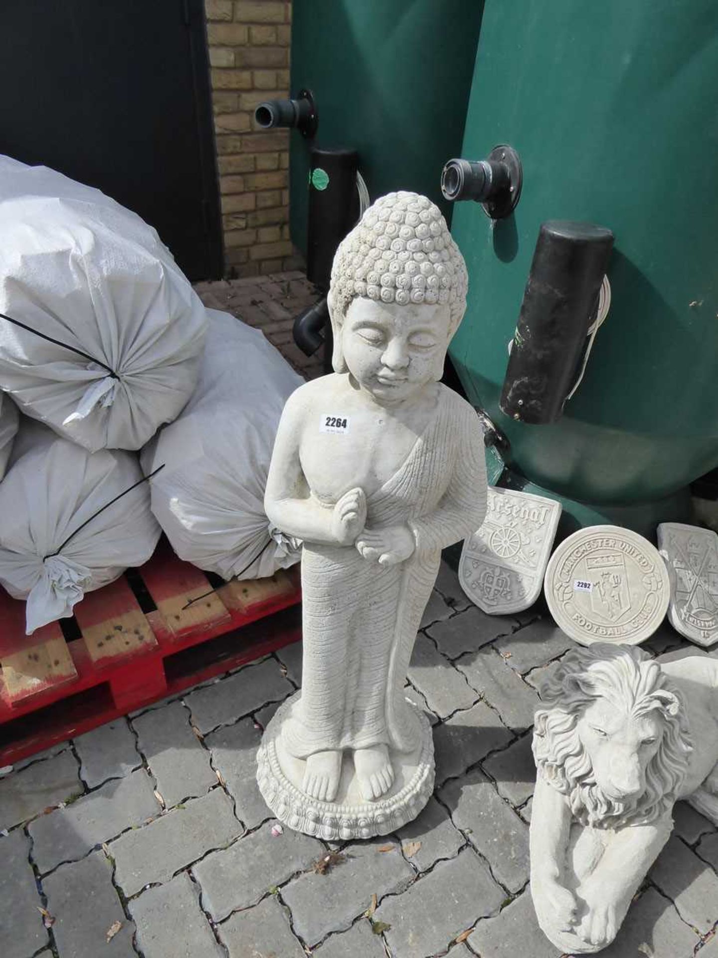 Large concrete freestanding Buddha