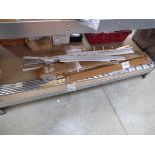 +VAT Various items incl. carpet grippers, bookcase shelving brackets, wardrobe rails, coat hooks,