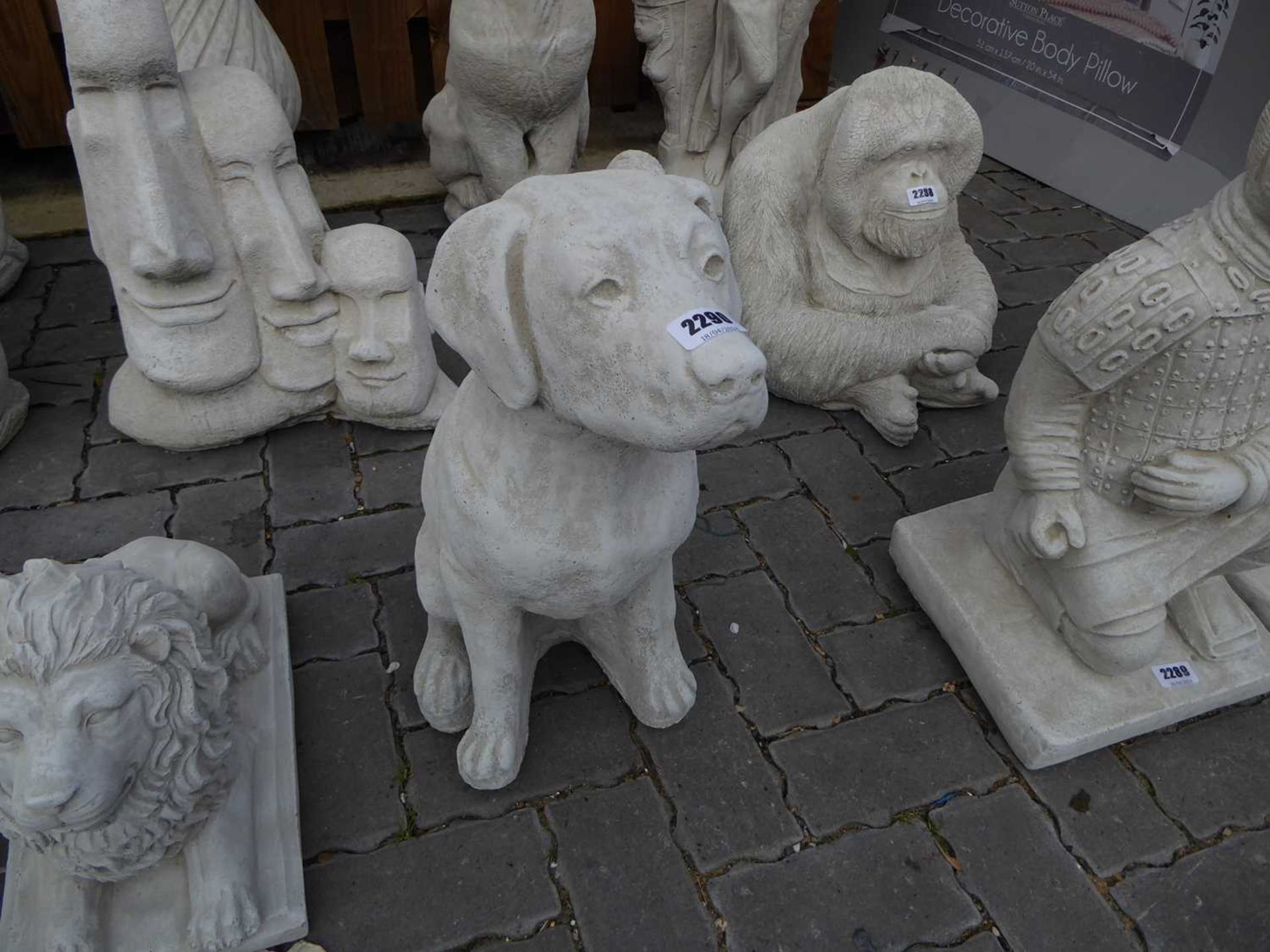 Concrete labrador