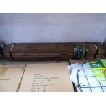 Wooden flatpack raised garden bed