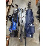 Qty of mixed branded golf clubs