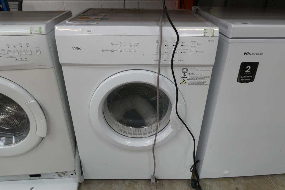 Logik 7kg washing machine model LVD7W18