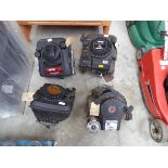 4 Briggs & Stratton lawn mower engines