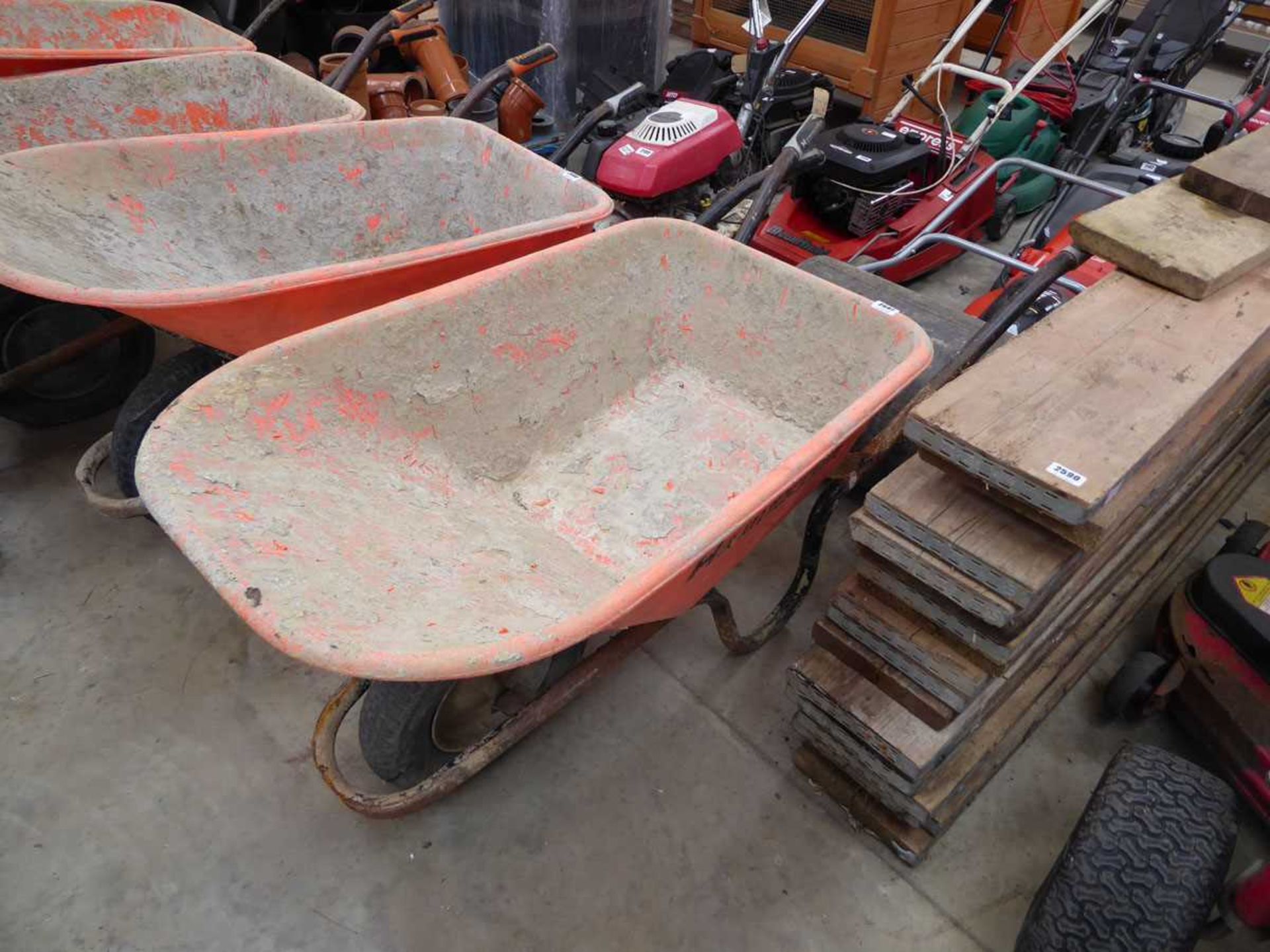 Builders wheelbarrow