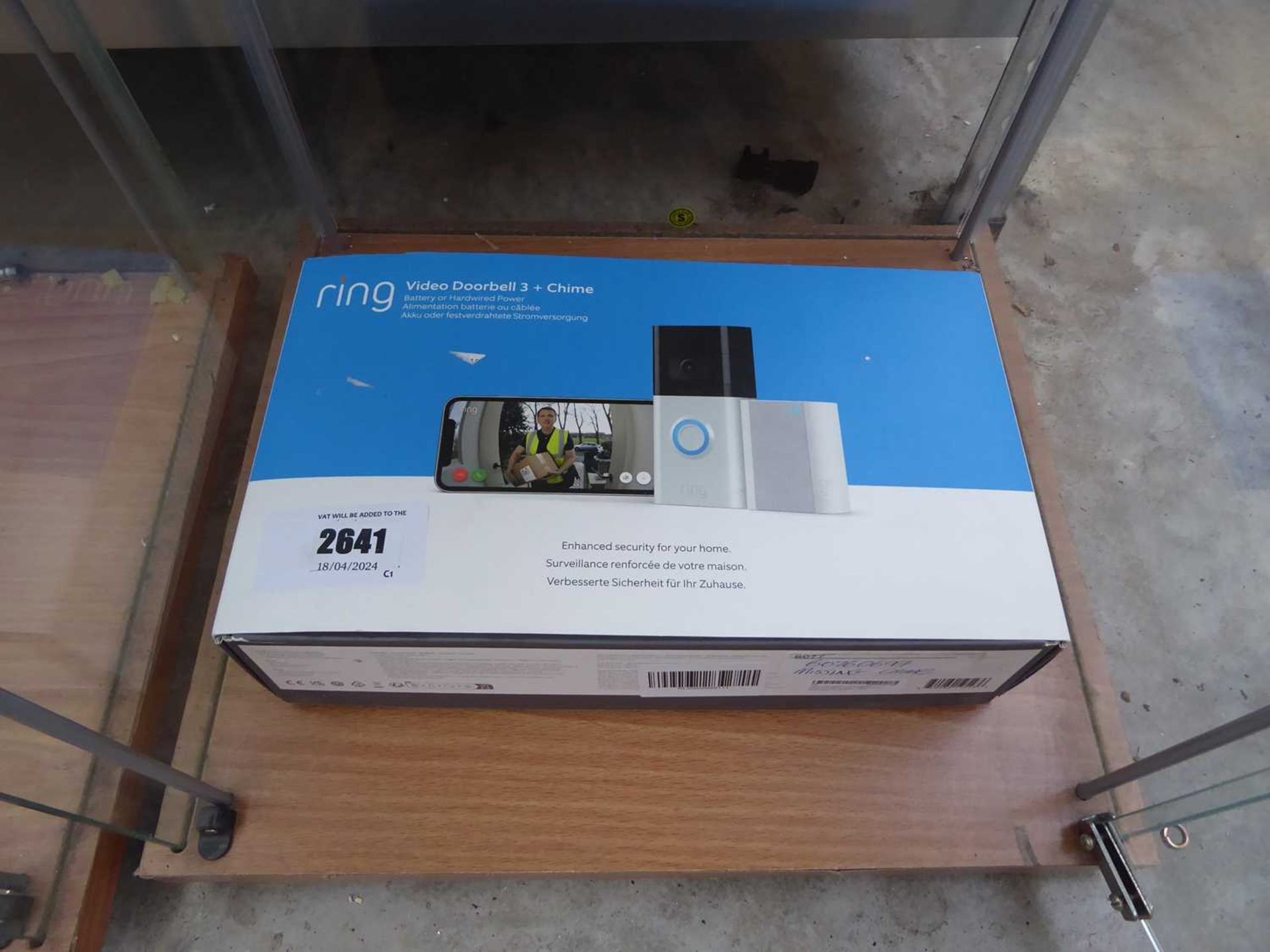 +VAT Ring Video Doorbell 3 plus chime