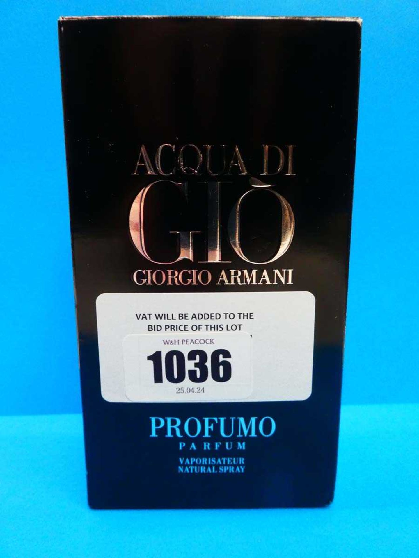 +VAT Giorgio Armani acqua Di Gio parfum 125ml