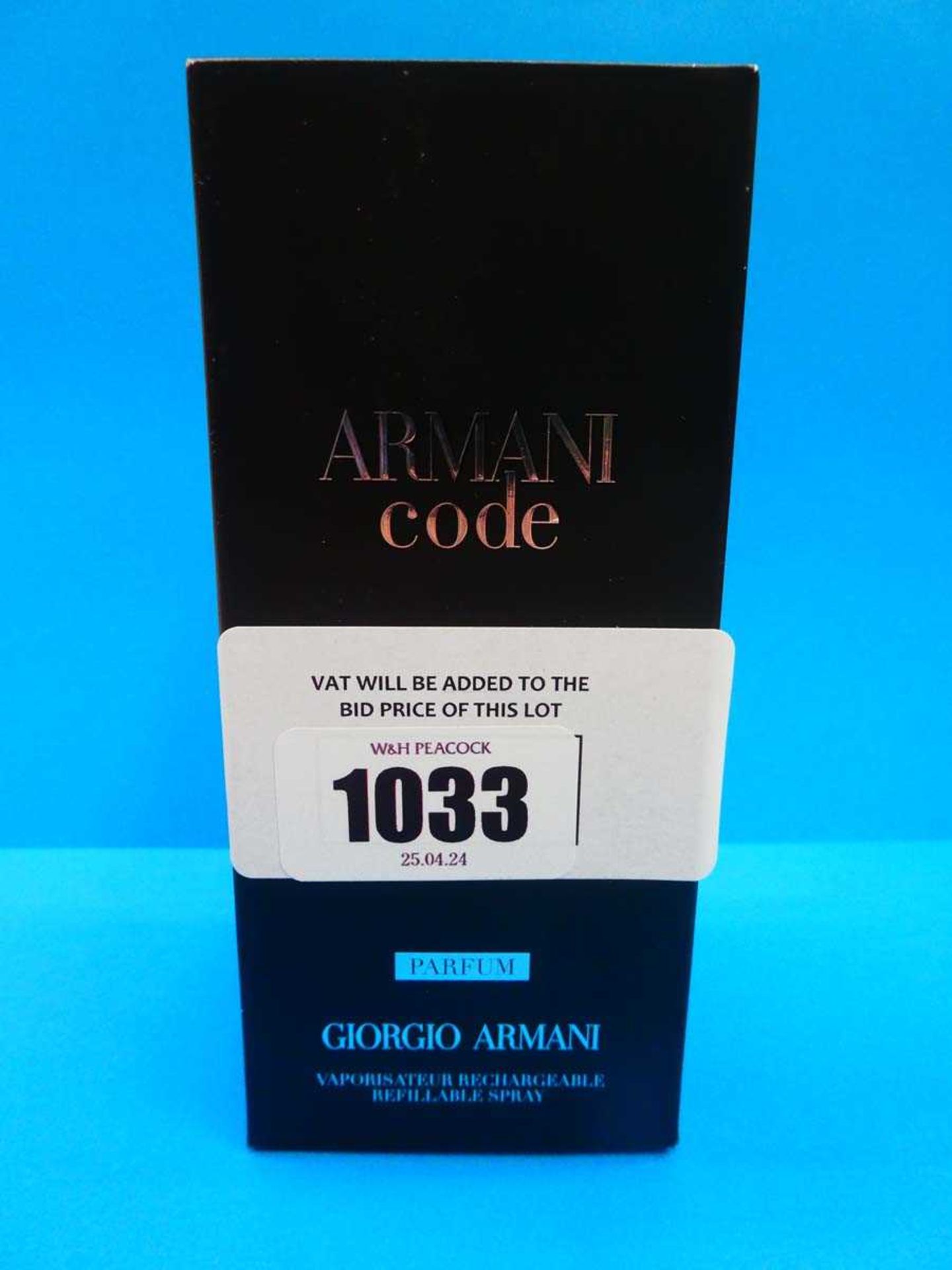 +VAT Giorgio Armani Code parfum 125ml