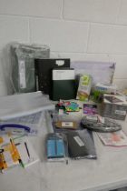 +VAT Selection of office items to include 20 S files, dotted notebook, folders, weekly planner, Dymo