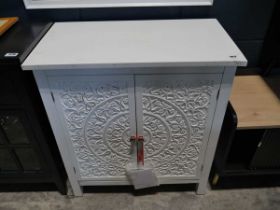 Decorative white cupboard