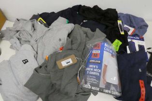 +VAT Approx. 20 items of mens clothing to include trousers, jumpers, t-shirts ect
