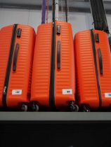 +VAT American Tourister orange suitcase