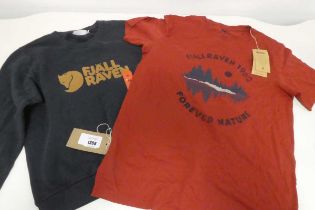 +VAT Fjall Raven jumper size M together with a Fjall Raven t-shirt size XL