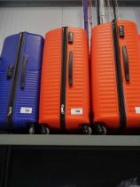 +VAT American Tourister orange suitcase