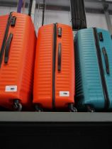 +VAT American Tourister orange suitcase