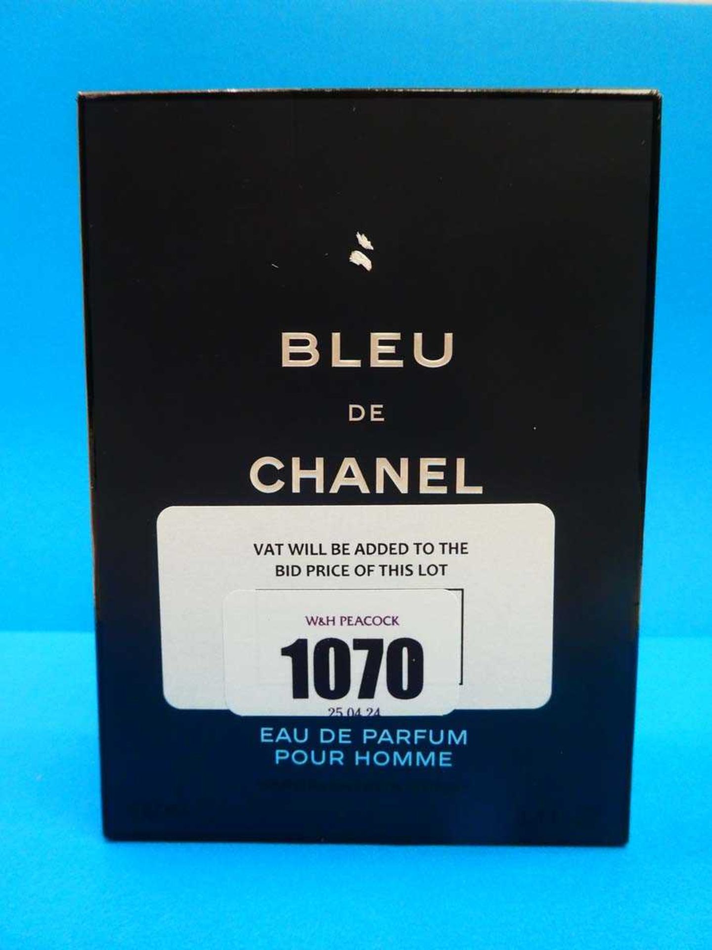 +VAT Chanel Paris Bleu eau de parfum pour homme 100ml