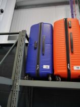 +VAT American Tourister blue suitcase