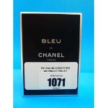 +VAT Chanel Paris Blue eau de toilette pour homme 50ml
