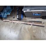 Bundle of various fishing rods