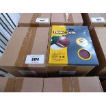 +VAT 4 boxes containing 10 packs in each box of Flexovit 150mm orbital sanding sheets