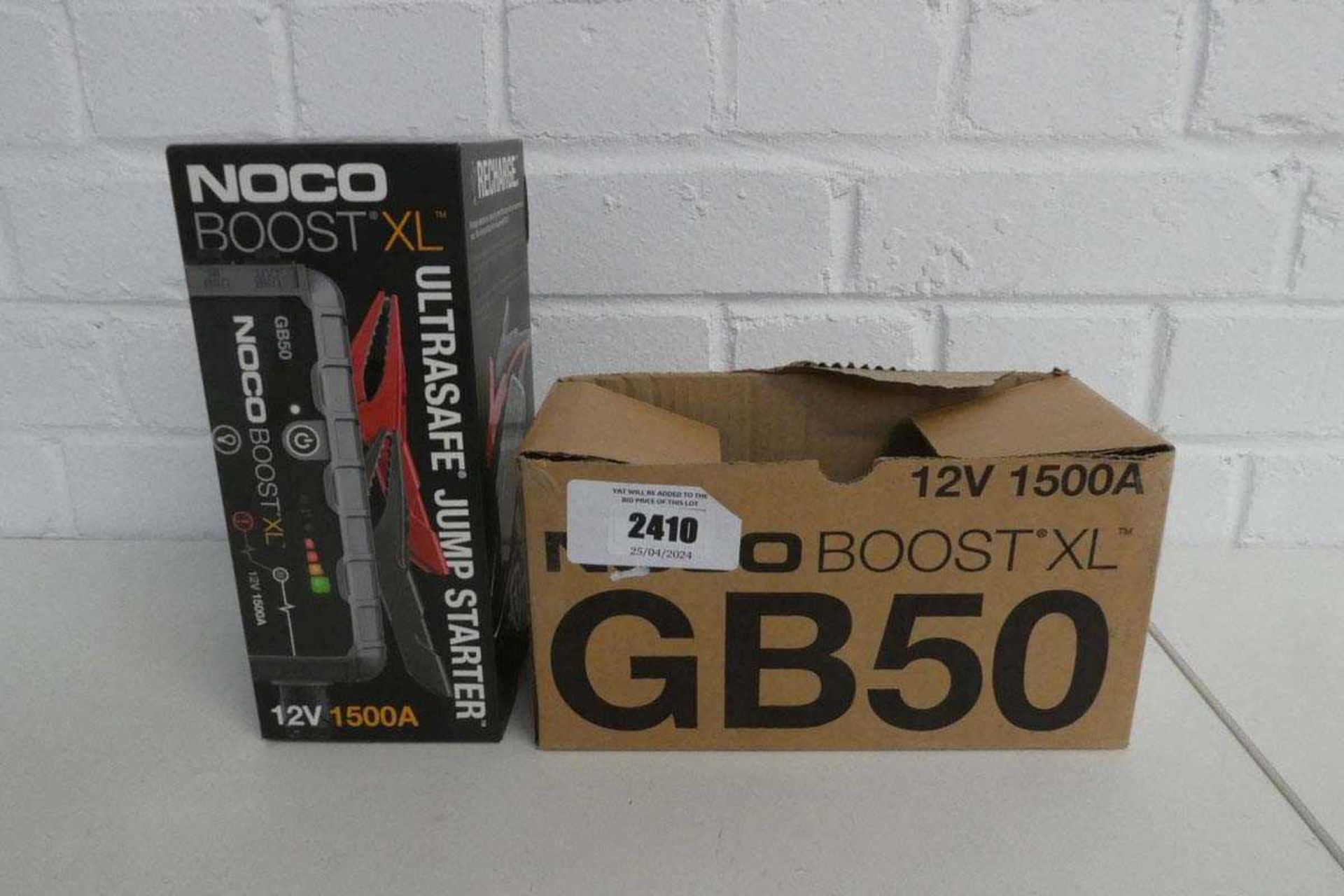 +VAT Boxed Noco GB50 boost XL 12v ultra safe jump starter