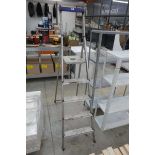 Aluminium 5 tread step ladder