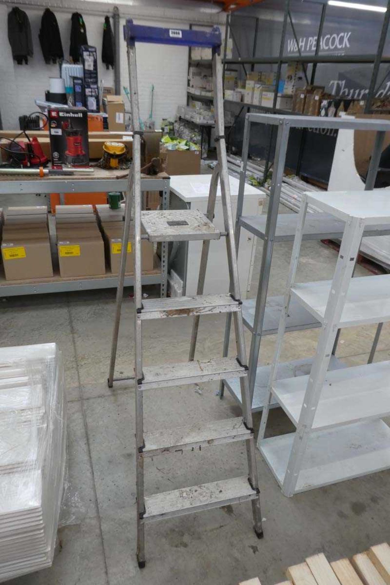 Aluminium 5 tread step ladder