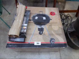 +VAT Boxed Grill Chef Grill Wagen wagon BBQ with Landmann premium BBQ cover and some BBQ utensils