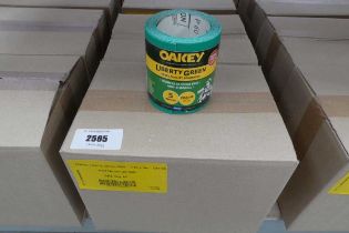 +VAT 2 boxes containing 10 rolls in each box of Oakey Liberty green roll 115 x 5mm sanding sheets (