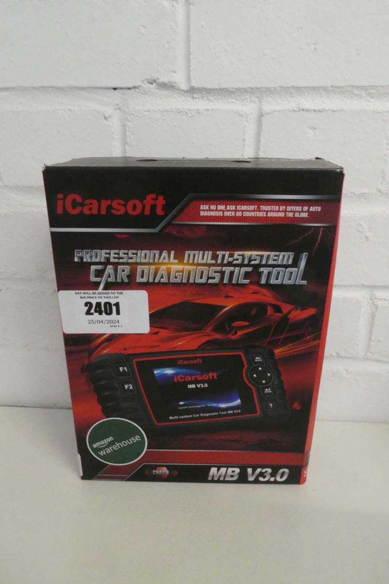 +VAT Boxed iCarsoft MB V3.0 professional multi-system car diagnostic tool