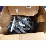Box containing qty of mainly galvanised gripples