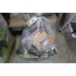 +VAT Bag containing large qty of mixed electronics to include batteries, LED head torches, TV