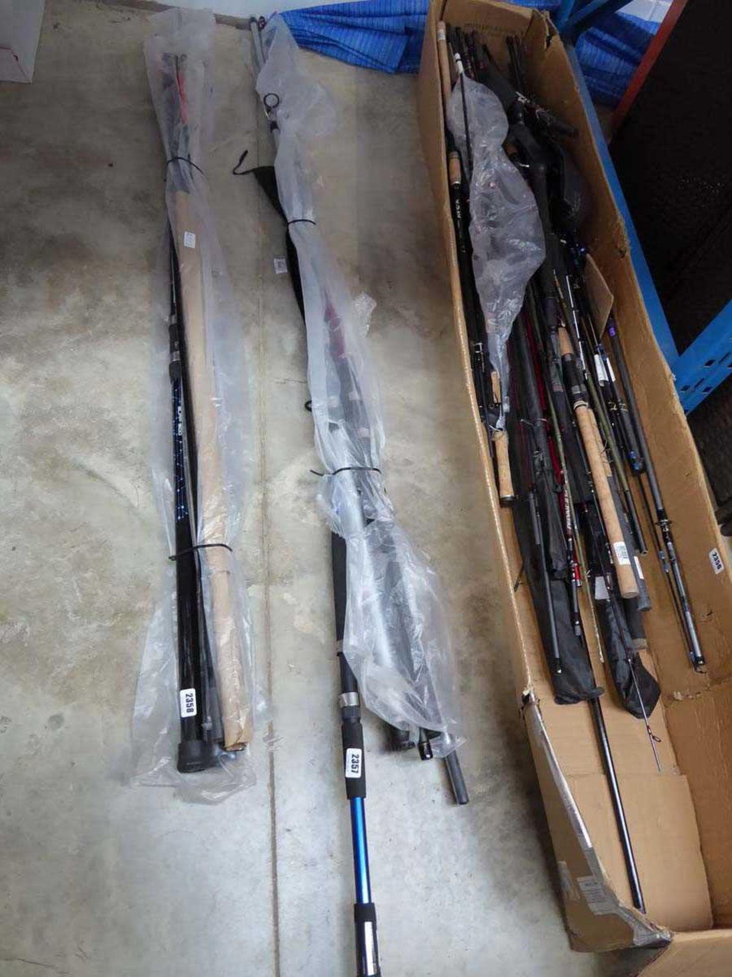 Bundle of mixed branded fishing rods
