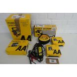 +VAT 7 pieces of AA branded car related items to include a power station, digital air compressor,