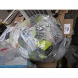 +VAT Bag containing qty of mixed electric items to include socket switches, dimmers etc