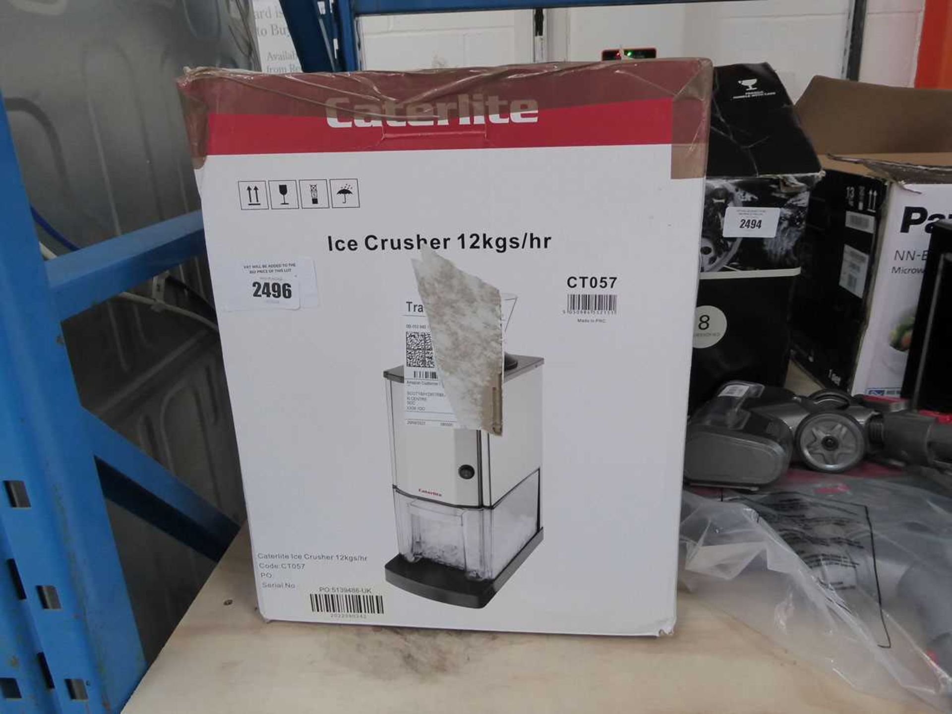 +VAT CaterLite ice crusher, boxed
