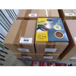 +VAT 4 boxes containing 10 packs in each box of Flexovit 150mm orbital sanding sheets