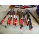 +VAT 6 pairs of Forge Steel Annville telescopic loppers