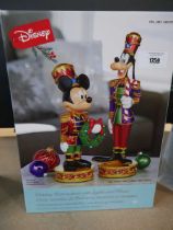 +VAT Disney Holiday Nutcracker set with lights and music incl. Mickey Mouse and Goofy