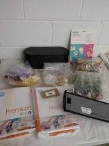 +VAT Collection of misc. items incl. 2 packs of HP Premium A4 printer paper, Cricut printable