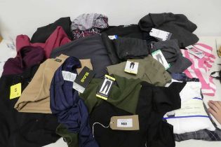 +VAT Approx. 20 mens and womens clothing. To include trousers, leggings, jumpers etc.