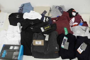 +VAT Approx. 20 Items of mens & womens branded clothing. To include Jack Wills, Adidas, Ted Baker,