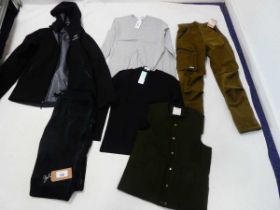 +VAT Selection of clothing to include Ridgeline, Armani Exchange, Percival, etc