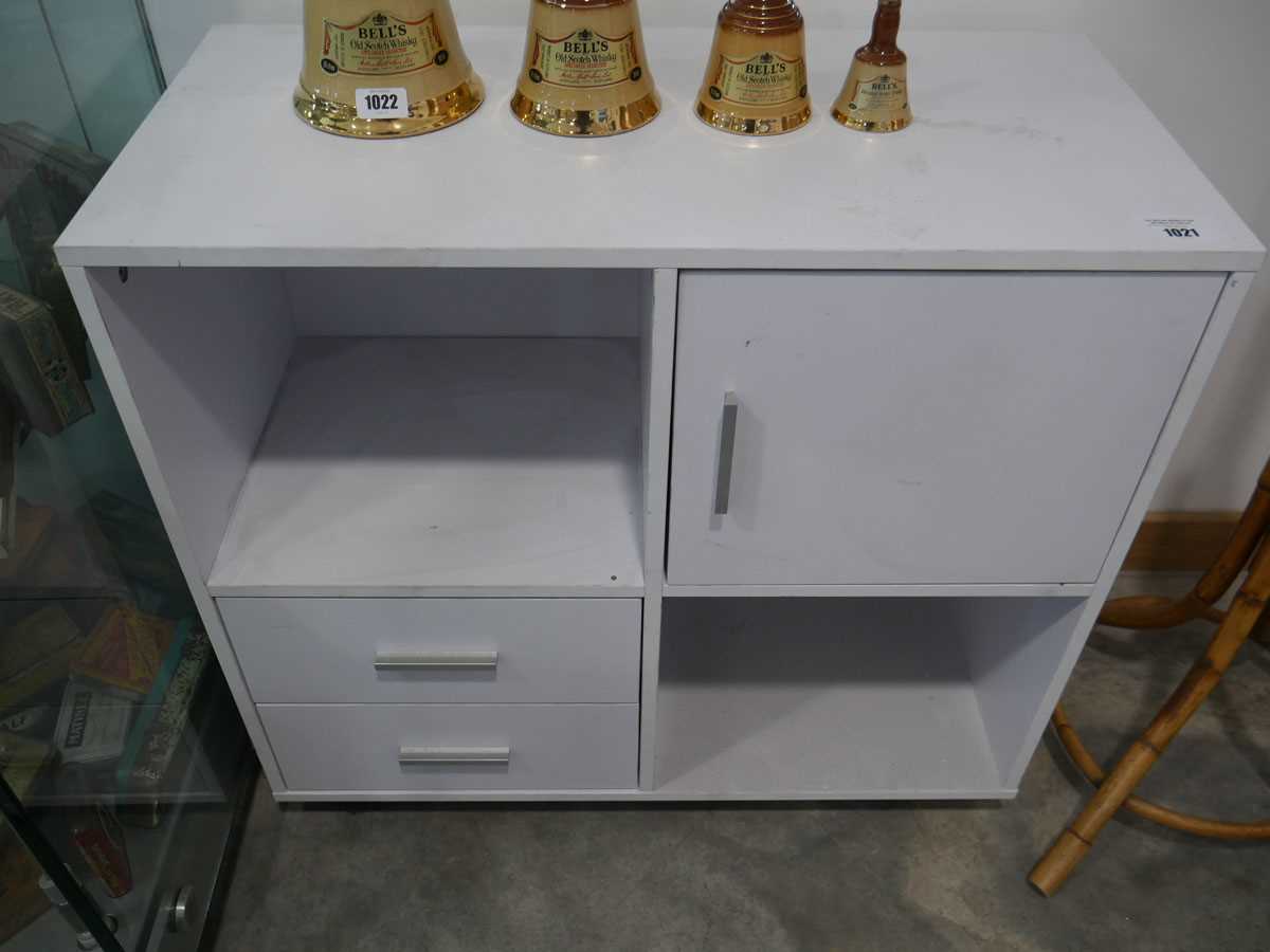 +VAT Modern white storage unit