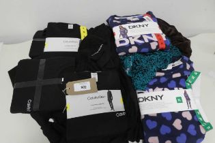 +VAT Mixed bag of ladies loungewear & Pyjama sets by Calvin Klein & DKNY.