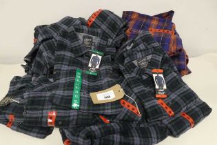 +VAT Approx. 20 mens Grayers heritage flannel shirts.