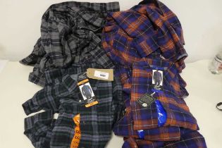 +VAT Approx. 16 Mens Grayers or Jachs Heritage flannel shirts.