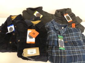 +VAT 5 mens or womens jackets or button up shirts by Orvis, Jachs NY, 32 degree heat