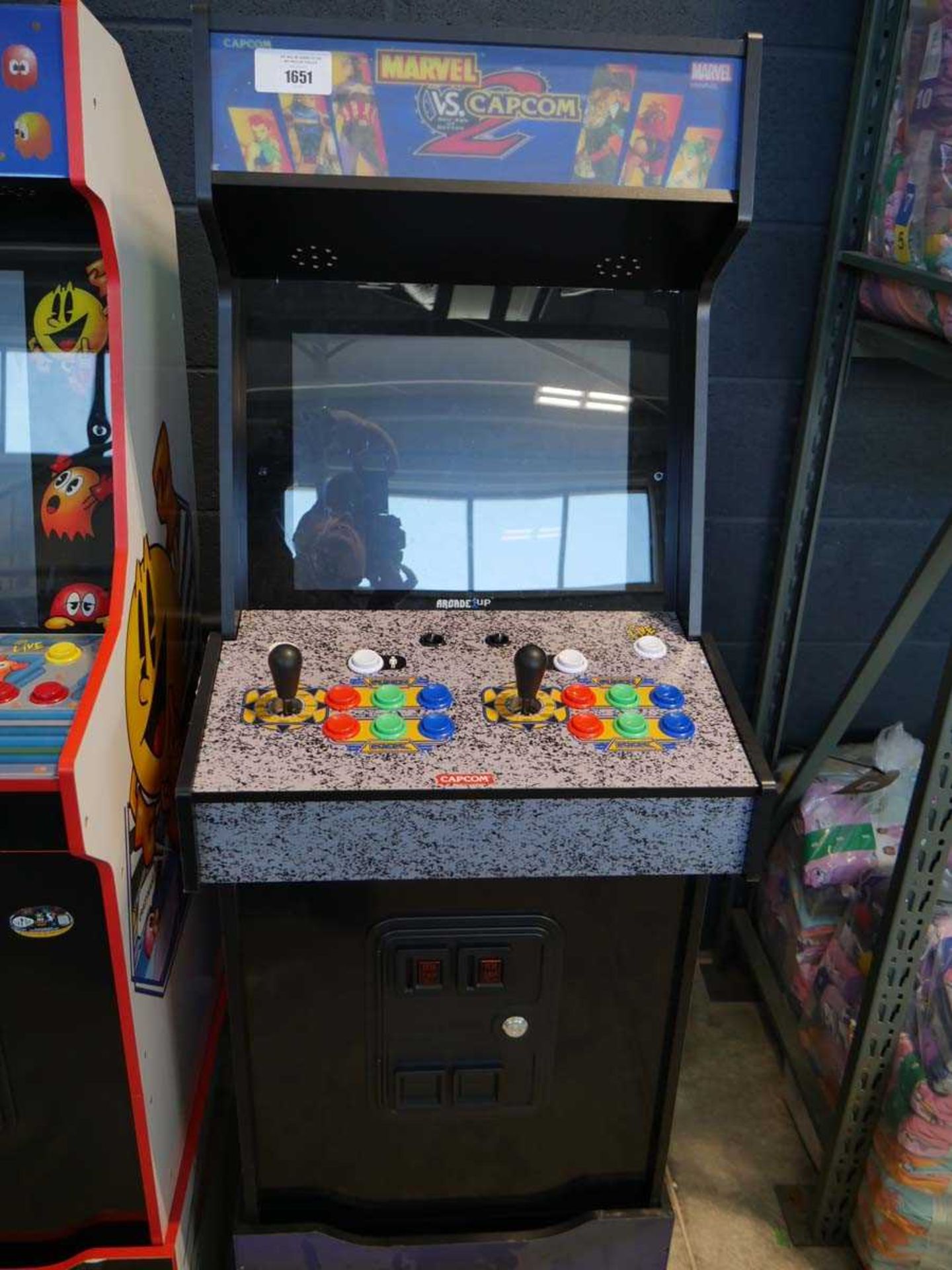 +VAT Arcade1up Marvel vs Capcom 2 arcade machine, no PSU