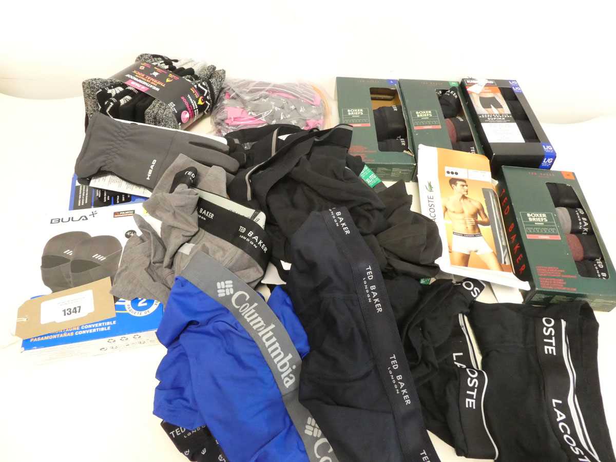 +VAT Mixed bag of mens underwear, socks, gloves ect.